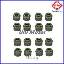 16X Engine Valve Set & Seal Valve Spring and Valve Steam For Audi A4 VW 1.8 2.0T