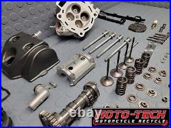 (233) 2014 Honda Crf450r Cylinder Head Valves Springs Cam Cover Complete