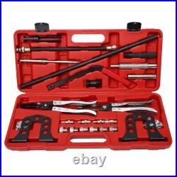 Cylinder Valve Spring Compressor Stem Seal Guides Installer Remover Tool Kit