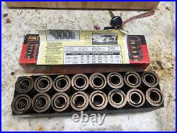 ISKY Racing Cams Tool Room Gold Stripe 16 Piece Racing Valve Spring Set 9965 NOS