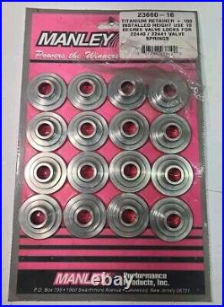 Manley 23660-16 10 Degree Titanium Retainers Valve Spring Retainer, 10 Degree