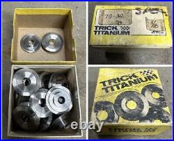 NOS Trick Titanium Valve Spring Retainers 5/16 Triple Spring VINTAGE