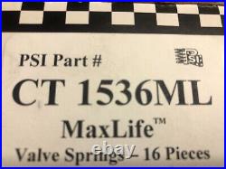 PSI -CT 1536ML-16 Max Life Valve Springs overhead cam